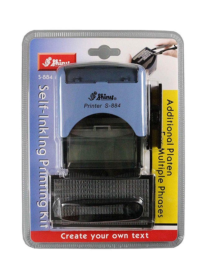 Shiny Self-Inking Printing Kit Black - Image 2