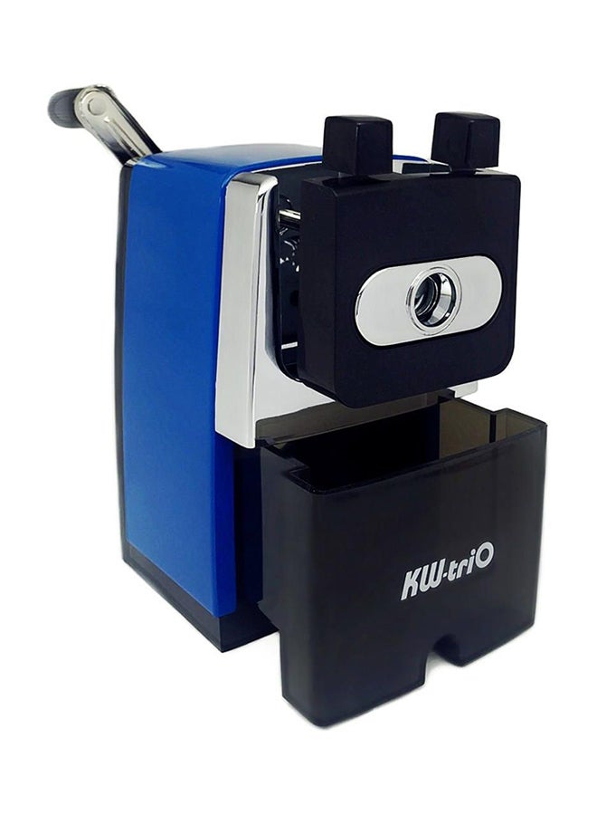 كيه دبليو تريو مبراة قلم رصاص بآلية ذراع التدوير تثبت على الطاولة متعدد الألوان - Image 2