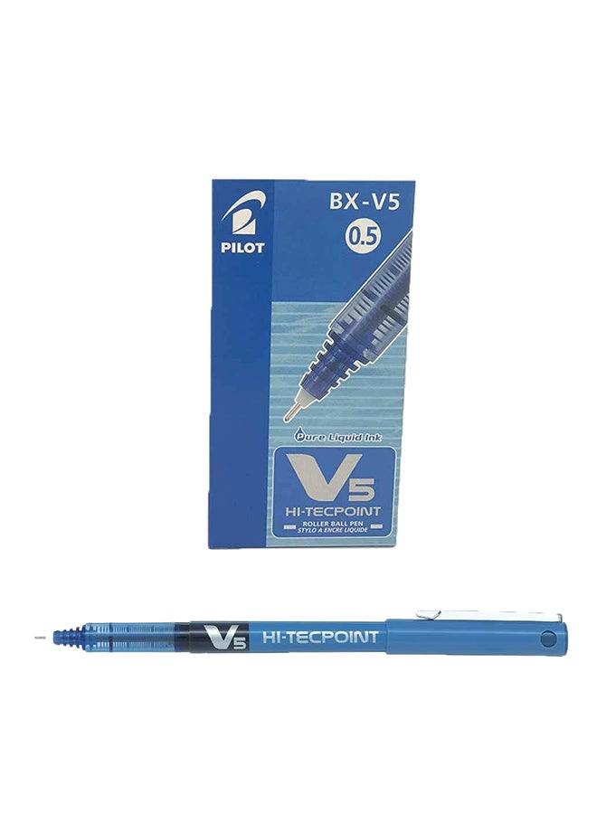 بايلوت مجموعة أقلام حبر سائل هاي تيكبوينت من 12 قطعة أزرق / أسود / أبيض - Image 1