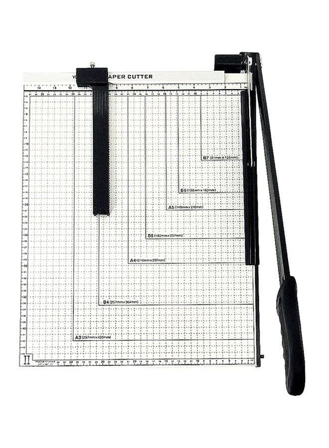 YIZHIWANG A3 Metal Sword Paper Cutter White/Black  - Image 1