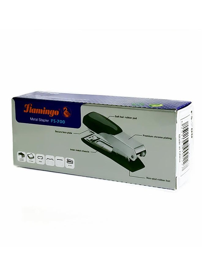 Flamingo Metal Stapler Silver/Black - Image 3