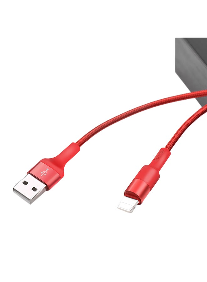 Hoco - Xpress Lightning Data Sync And Charging Cable Red - Image 1