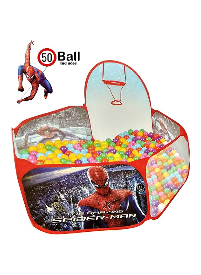 Generic Spider-Man Tent House With Ocean Ball 100x 73x 85cm  - Image 1