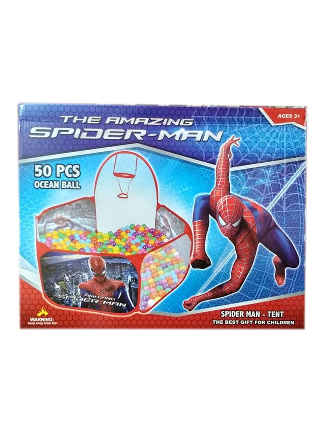 Generic Spider-Man Tent House With Ocean Ball 100x 73x 85cm  - Image 4
