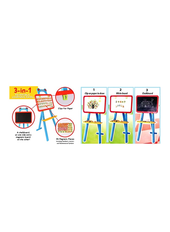 Generic 3-In-1 Double-Sided Reading, Writing Board And Clip On Paper To Draw For Kids  - Image 2