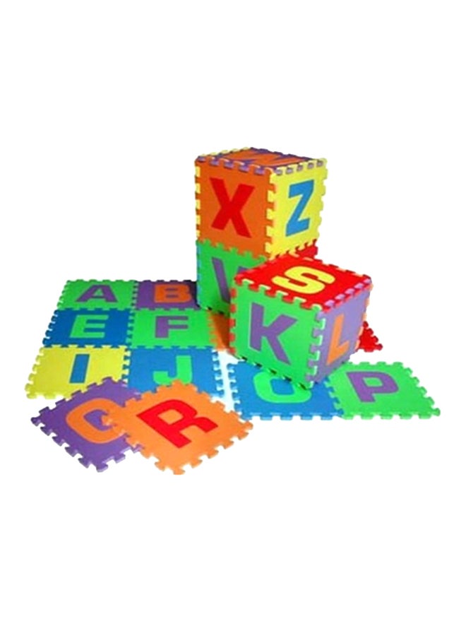 9-Piece Letters And Numbers Puzzle Mat 80x80cm - Image 1