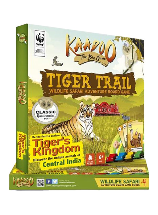 KAADOO Tiger Trail-Central India Edition Board Game - Image 1