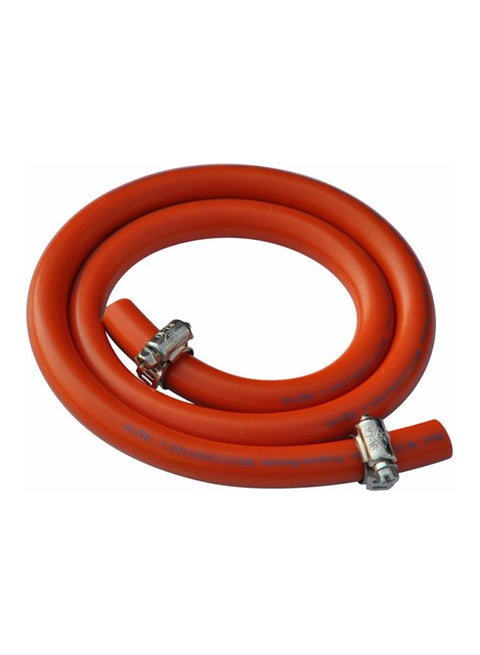 Gas Hose With Gaskets Orange 4meter