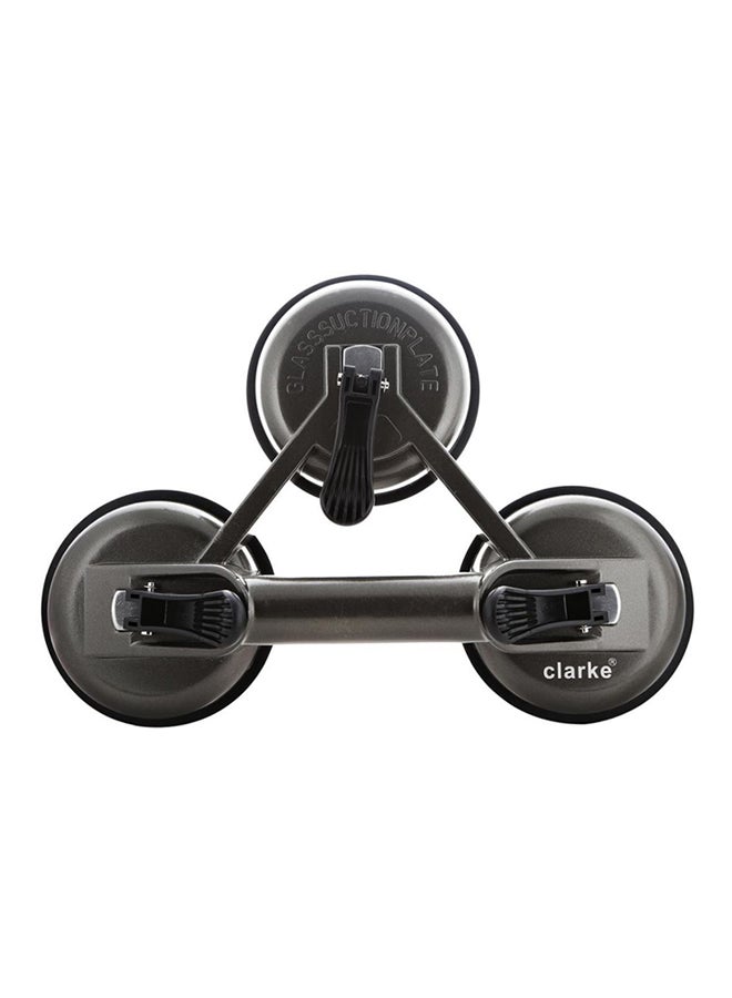 Clarke 3-Way Suction Glass Lifter Grey/Black 12x3cm - Image 1