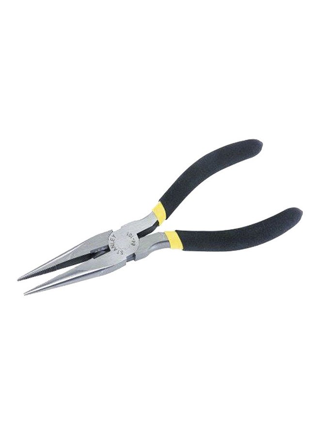 Stanley Long Nose Plier Black/Silver 6inch  - Image 1