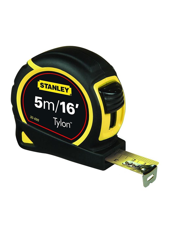 Stanley Tylon Matt Finished Measuring Tape Black/Yellow 5meter Black/Yellow 5meter - Image 2