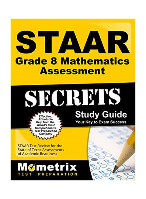 STAAR Grade 8 Mathematics Assessment Secrets Study Guide paperback english - 12-Apr-18