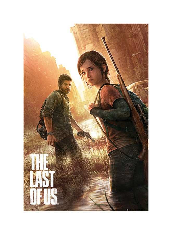 GB Eye The Last Of Us Key Art Maxi Poster Brown/Orange/White 24 x 36inch