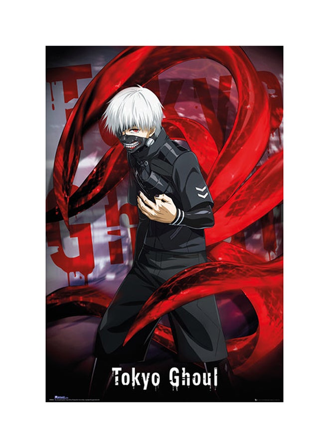 Tokyo Ghoul Maxi Poster Black/Red/White 61x91cm