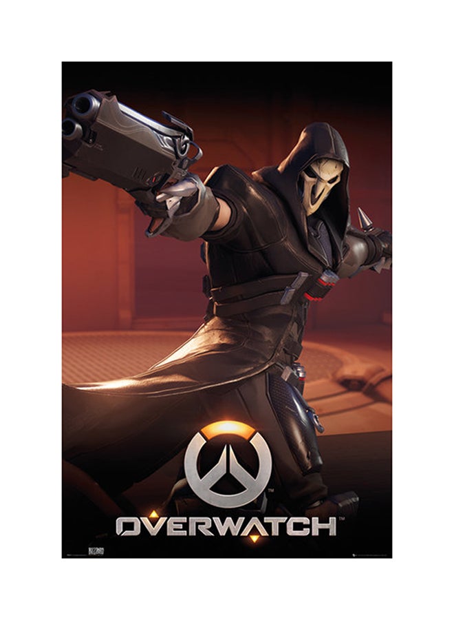 Overwatch Reaper Maxi Poster Black/Orange 61x91cm