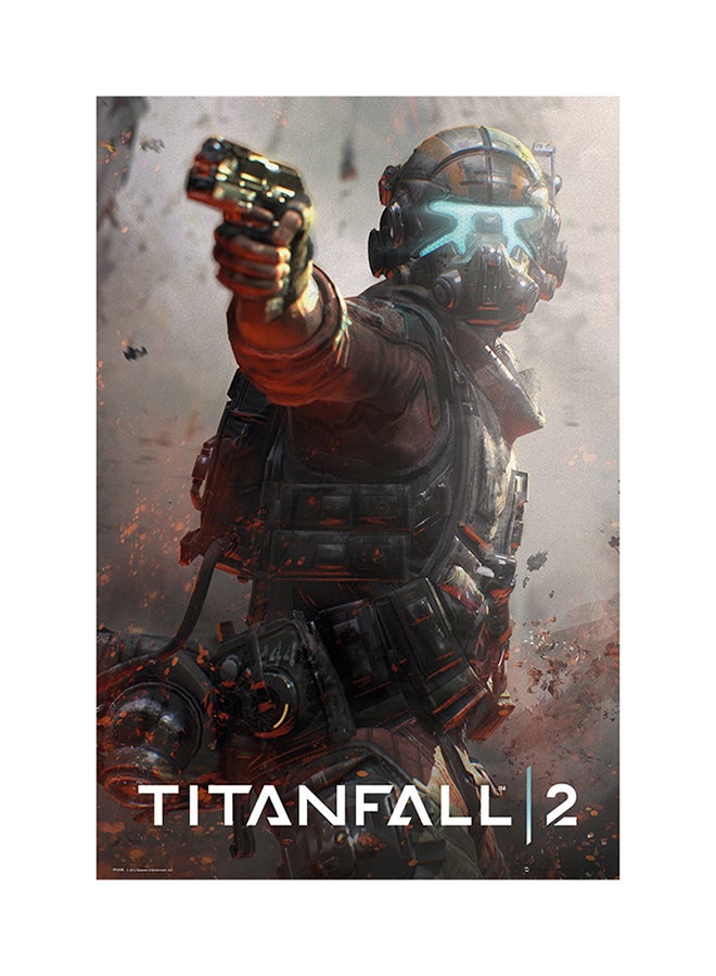 جي بي آي ملصق طويل لشخصية جاك من لعبة "Titanfall 2" أسود/ذهبي 61x91.5سم 