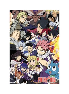 GB Eye Fairy Tail Season 6 Key Art Maxi Poster Beige/Blue/Black 61x91.5centimeter 