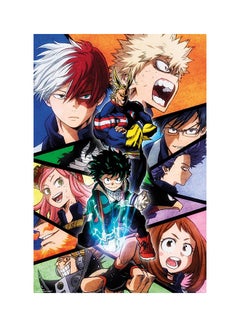 My Hero Academia Group Maxi Poster Blue/Orange/Green 24x36inch - v1543383457/N19709082A_1