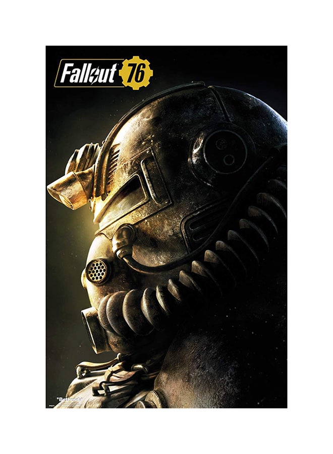 Fallout 76 T51B Maxi Poster Black/Brown 61x91.5cm