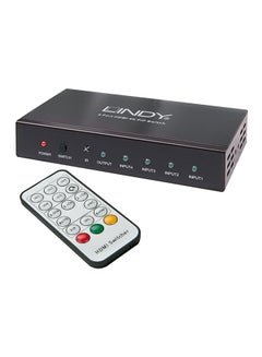 LINDY 4-Port HDMI 4K Switch Black  - Image 1