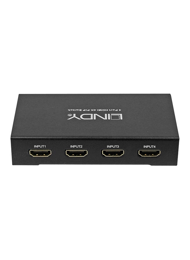 ليندا مفتاح HDMI 4 منافذ 4K - Image 2