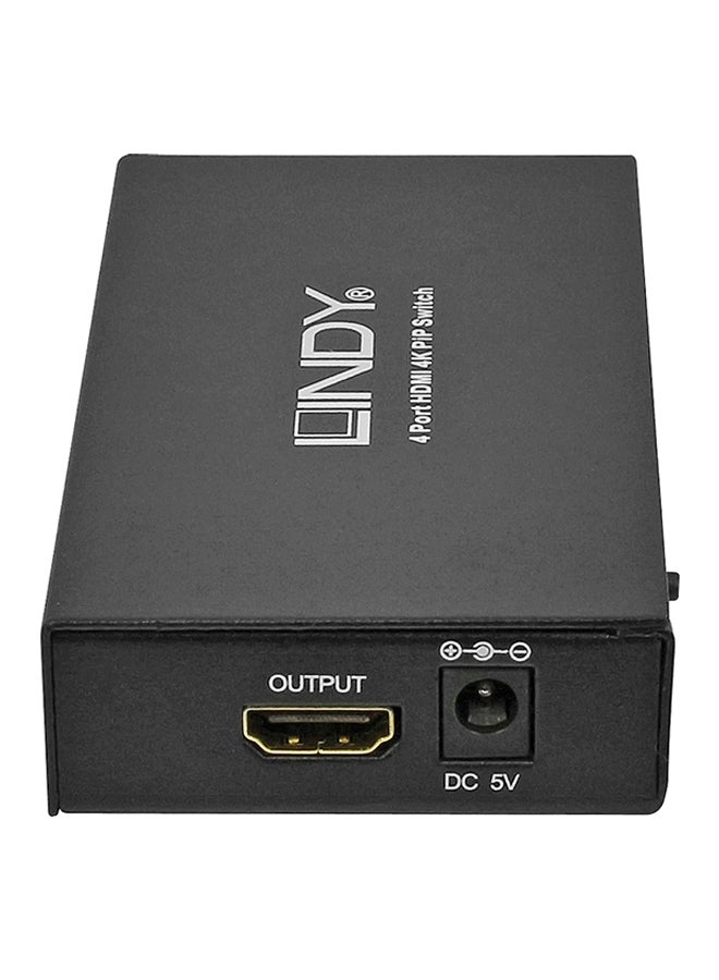 ليندا مفتاح HDMI 4 منافذ 4K - Image 3