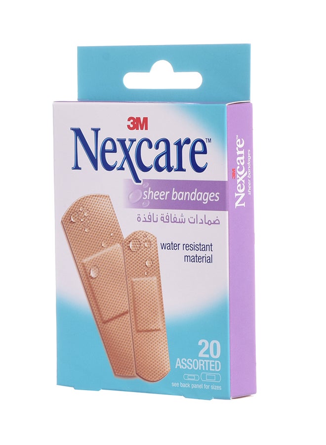 3M 20-Piece Sheer Bandage Box - Image 3