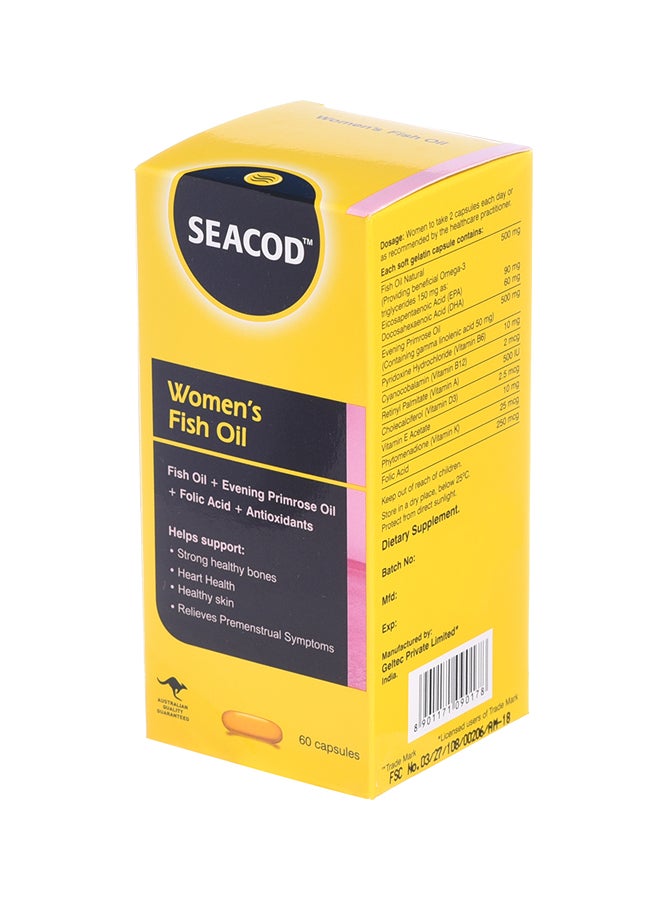 SEACOD Fish Oil - 60 Capsules  - Image 1
