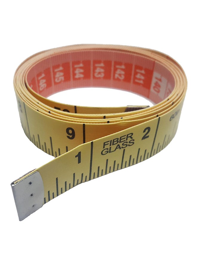 Sewing Tailor Ruler Tape Measure Yellow