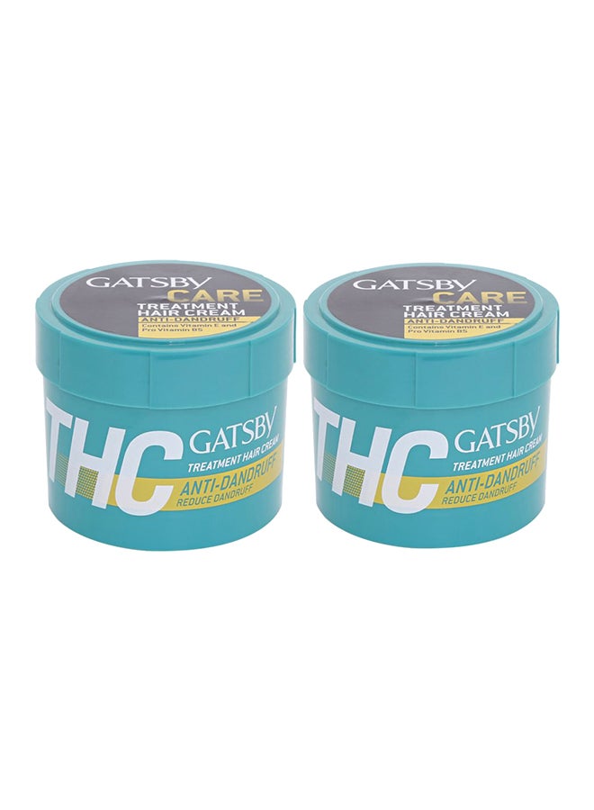 GATSBY 2-Piece Anti-Dandruff Hair Treatment Cream 2 x 250grams  - Image 1