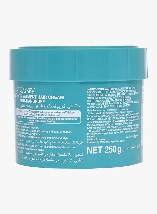 GATSBY 2-Piece Anti-Dandruff Hair Treatment Cream 2 x 250grams  - Image 3