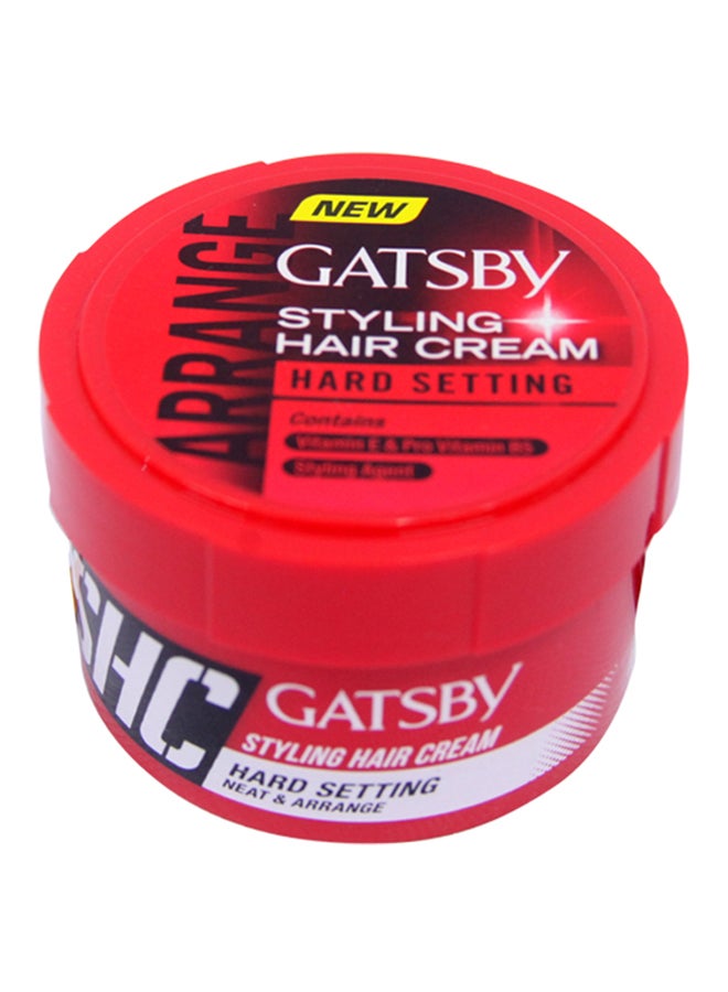 GATSBY Hard Setting Styling Hair Cream 125grams 