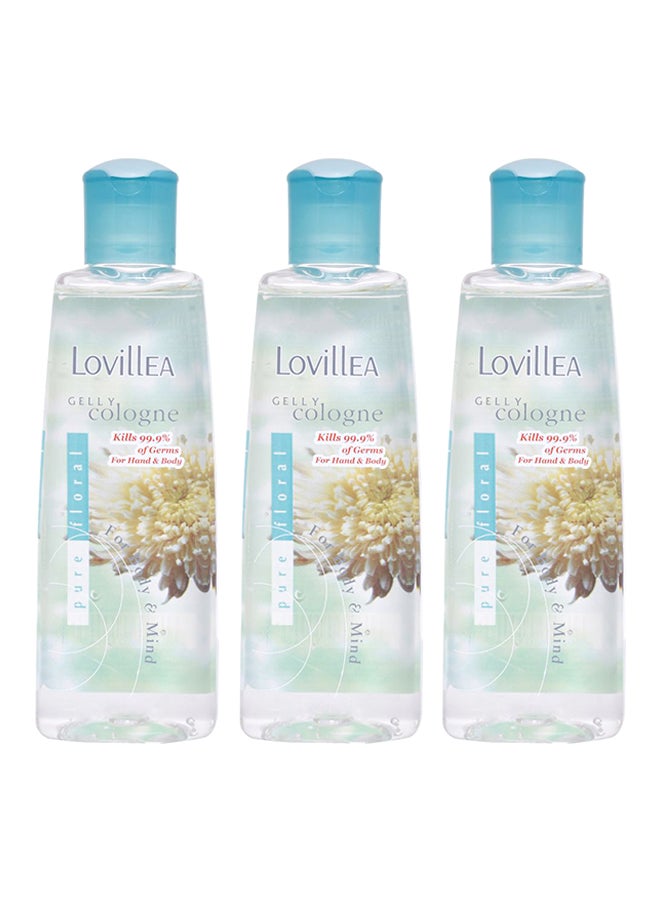 لوفيليا عبوة من 3 قطع كولونيا بيور فلورال جيلي 3 x 200ملليلتر - Image 1