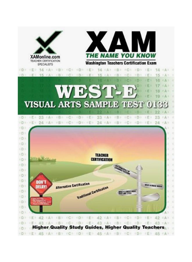 West-E Visual Arts Sample Test 0133: Washington Teacher Certification Exam paperback english - 1-Nov-08 
