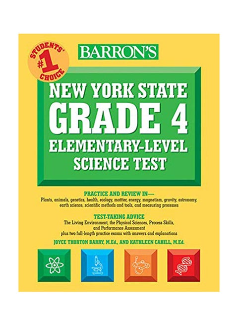 Barron's New York State Grade 4 Elementary-Level Science Test paperback english - 8/1/2007