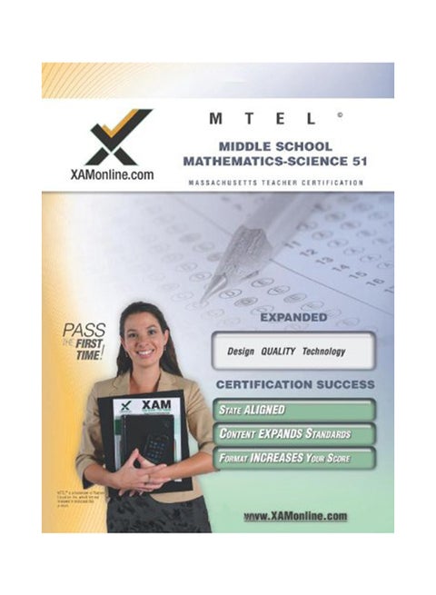 MTEL Middle School Mathematics-Science 51 paperback english - 30-Oct-06