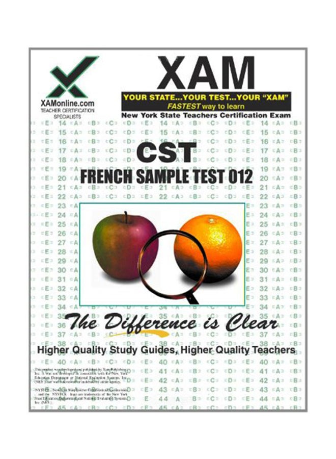 CST French Sample Test 012 paperback english - 1-Oct-06 
