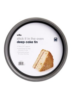 Carbon Steel Deep Cake Pan Grey 19cm