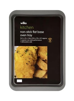 Carbon Steel Oven Tray Black 36x25x1.8cm