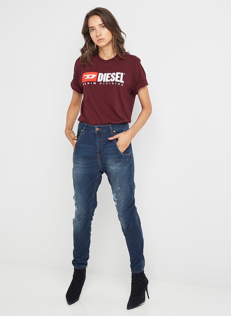 DIESEL - Fayza-NE Jogg Jeans Denim - Image 1
