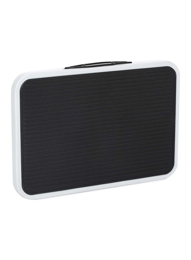 homeworks Portable Step Stool White/Black 32 x 17 x 46centimeter - Image 3