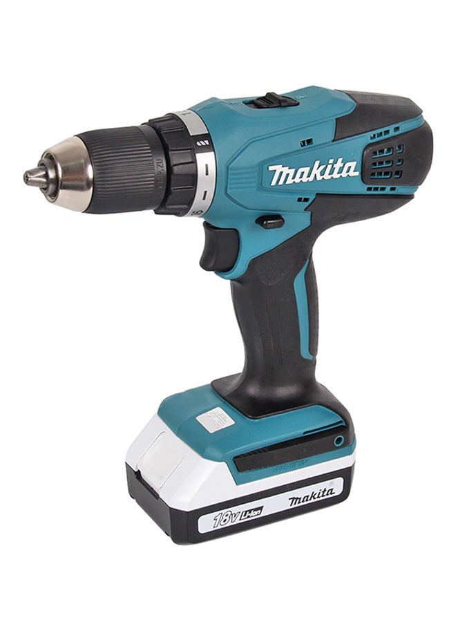 Makita Cordless Driver Drill Blue/Black/Silver 221x83x240mm 
