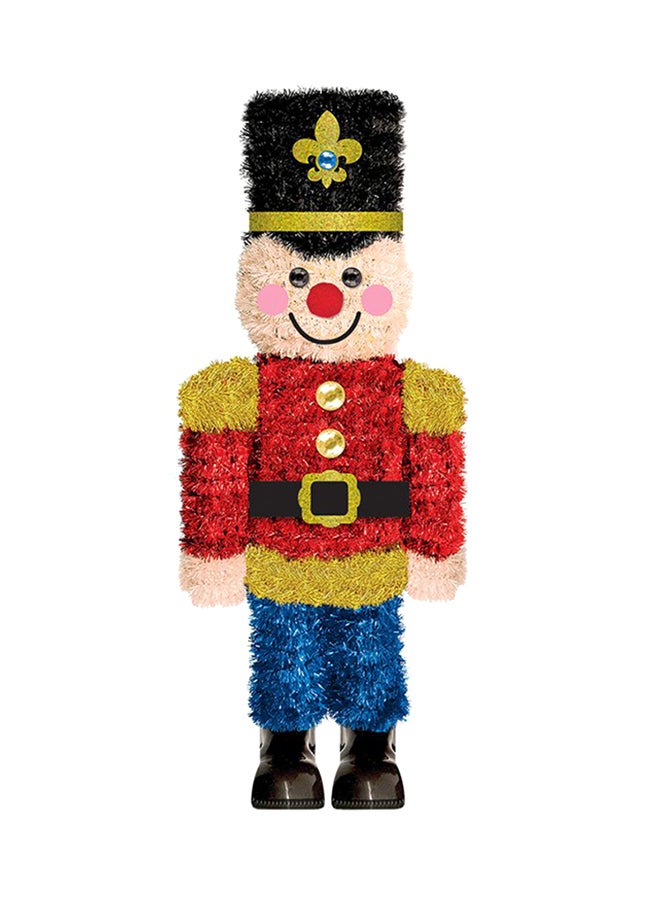 أمسكان كسارة بندق بتصميم ثلاثي الأبعاد من الخيوط البراقة