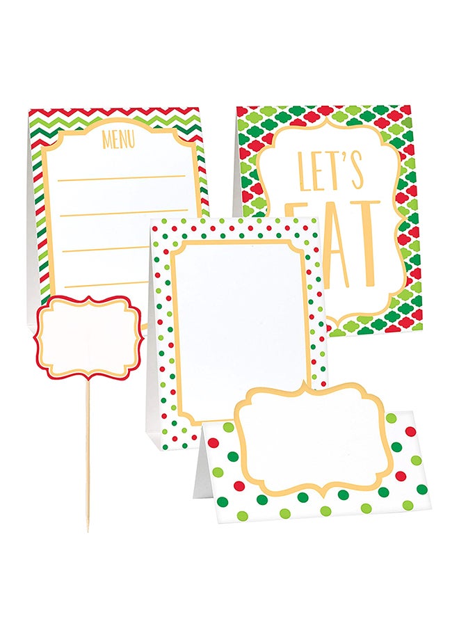 أمسكان طقم تزيين بوفيه الكريسماس مكون من 5 قطع