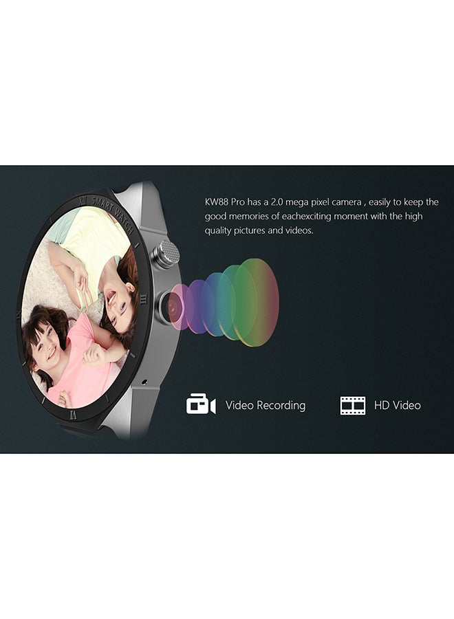 Kingwear - KW88 Pro Smartwatch Black - Image 1