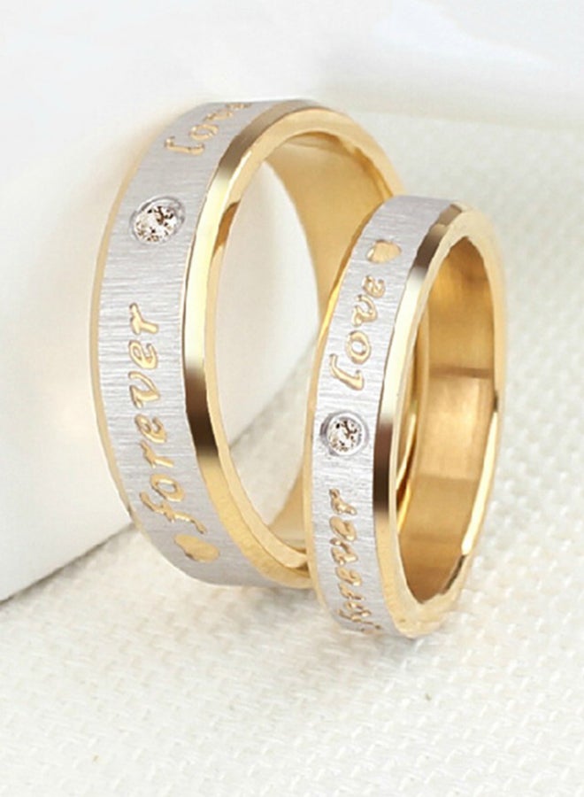 Stone Studded Couple Ring - Image 2