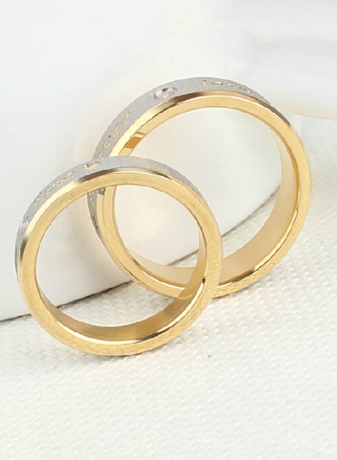 Stone Studded Couple Ring - Image 3