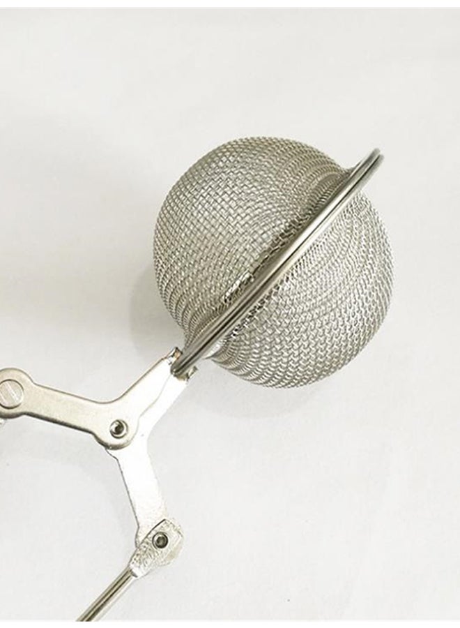 Stainless Steel Chain Handle Tea Ball Infuser Silver 16x5x5centimeter - Image 2