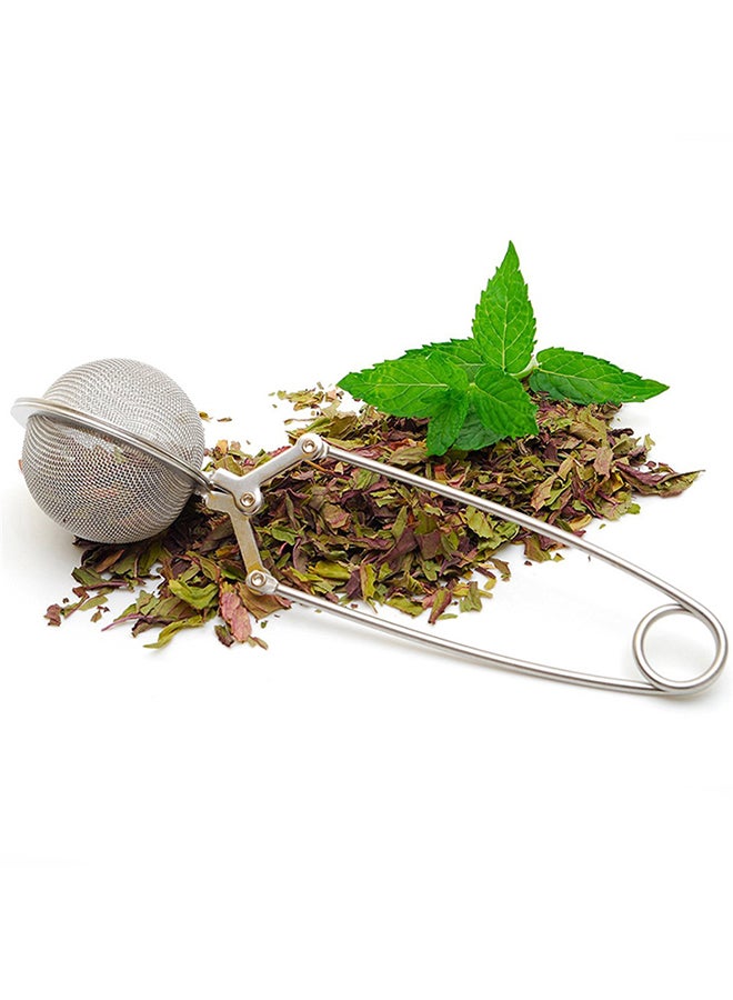 Stainless Steel Chain Handle Tea Ball Infuser Silver 16x5x5centimeter - Image 3