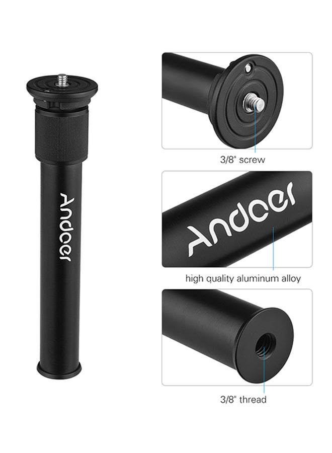 ANDOER 2-Section Tripod Extension Tube Black - Image 4